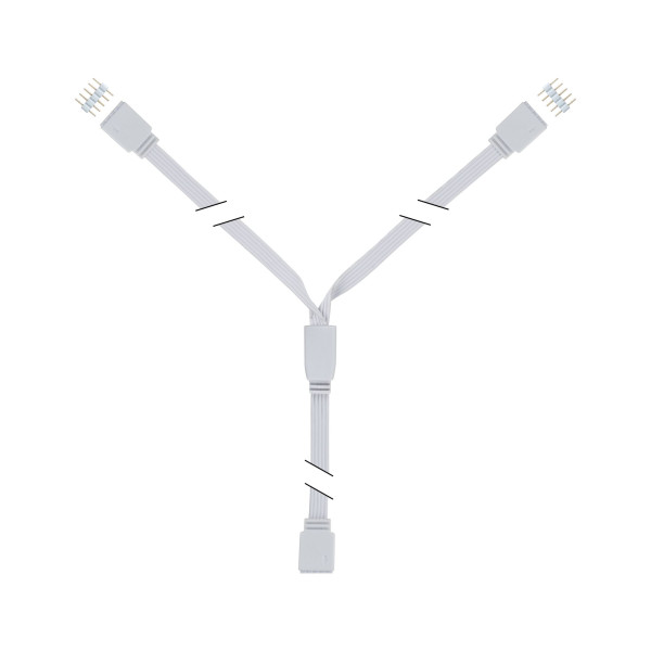 Répartiteur y maxled function 30cm blanc plastique