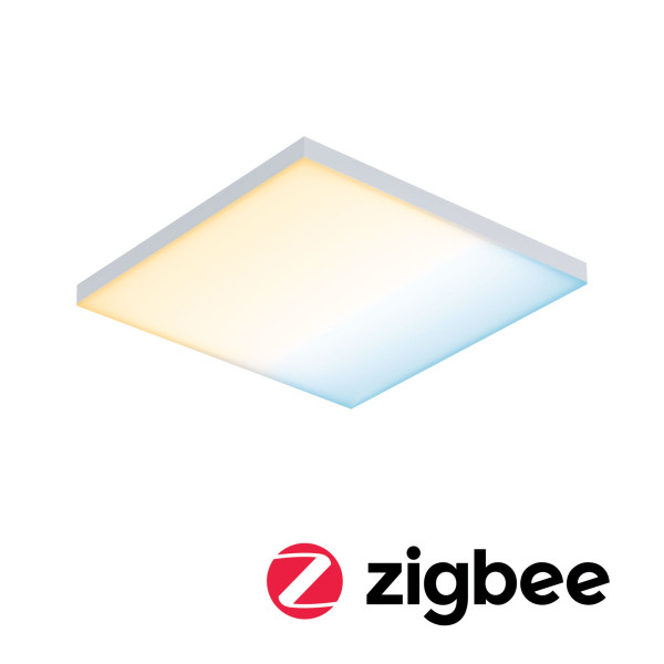 Applique velora panneau led zb tunw 295x295mm 10,5w blanc dépoli 230v métal