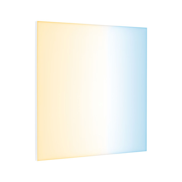 Applique velora panneau led zb tunw 595x595mm 19,5w blanc dépoli 230v métal