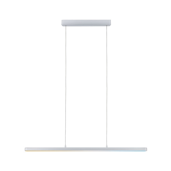 Suspension lento ble led 1x_w tunw chrome dép 230v alu/synthétique