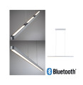 Suspension lento ble led 1x_w tunw chrome dép 230v alu/synthétique