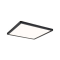 Panneau led auria 293x293mm 16w 1600lm 3000k plastique noir 230v