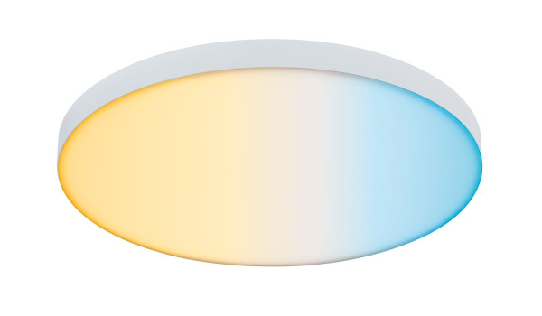 Panneau led loria d.300mm 16,5w 1600lm tunew zigbee métal blanc 230v