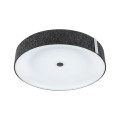 Plafonnier led malika 29w 2300lm 2700k 3stepdim d.402mm feutre anthracite 230v