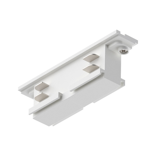 Connecteur en ligne prorail3 blanc 230v métal/plastique 3 phases