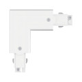 Connecteur en l prorail3 terre ext blanc 230v métal/plastique 3 phases