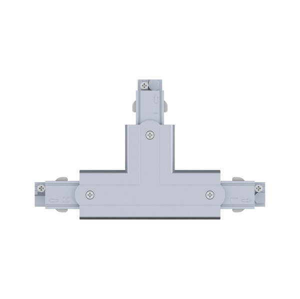 Connecteur t prorail3 terre gauche arg 230v métal/plastique 3 phases