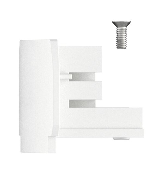 Bouchon prorail3 pack x1 blanc plastique 3 phases