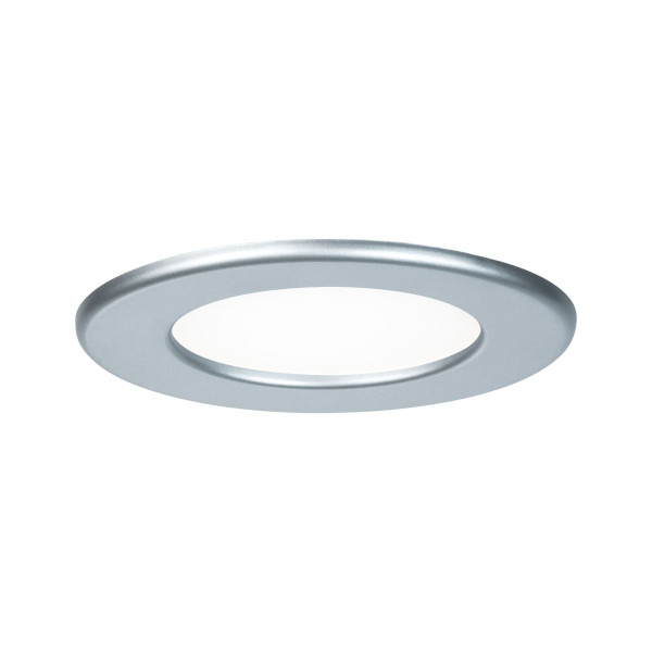 Panneau encastrable LED Paulmann rond 6 W 4000K chrome mat protection IP44