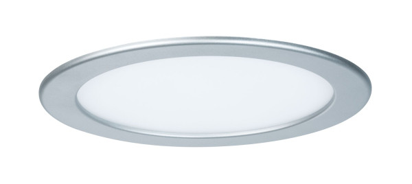 Panneau encastrable LED Paulmann rond 18 W 4000K chrome mat protection IP44