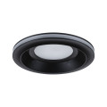 Encastré sormus rond led 6,5w 550lm 3000k noir 230v ip65