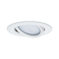 Encastré nova zigbee coin rgbw orientable led 1x6,5w 230v 51mm blanc matt