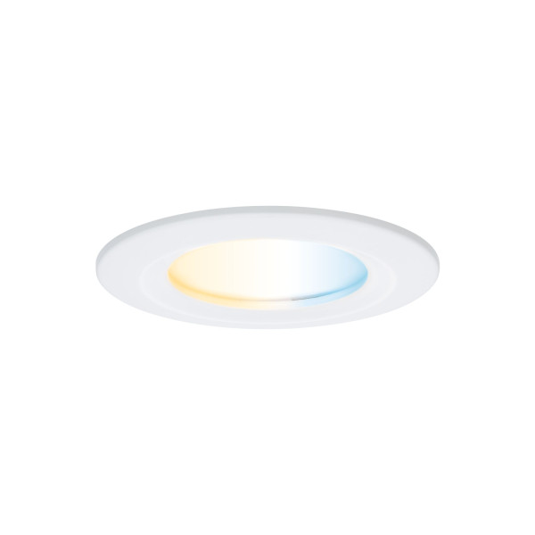 Encastré nova zigbee coin tunable white ip44 led fixe 3x6,5w 230v 51mm blanc matt