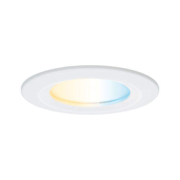 Encastré nova zigbee coin tunable white ip44 led fixe 1x6,5w 230v 51mm blanc matt