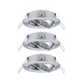 Enc choose 3 spots orientables max 3x10w 230v 51mm chrome alu