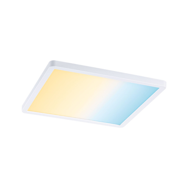 Panneau encastré paulmann areo varifit ip44 18w tunew zigbee 230x230mm blanc - 93048