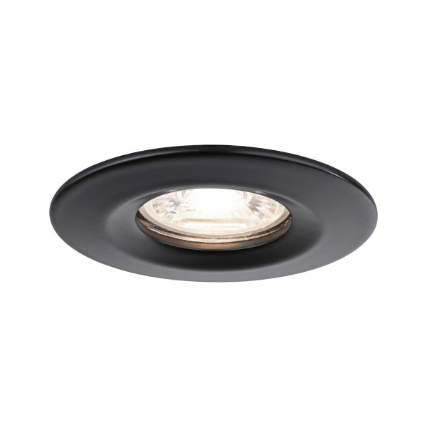 Encatrés paulmann nova mini coin rond fixe led 3x4w 310lm noir dép/alu - 93084