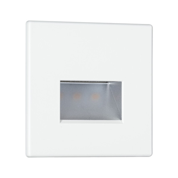 Kit encastré paulmann mural special edge carré led 1x1,1w 230v blanc - 93093