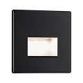 Kit encastré paulmann mural special edge carré led 1x1,1w 230v noir - 93094