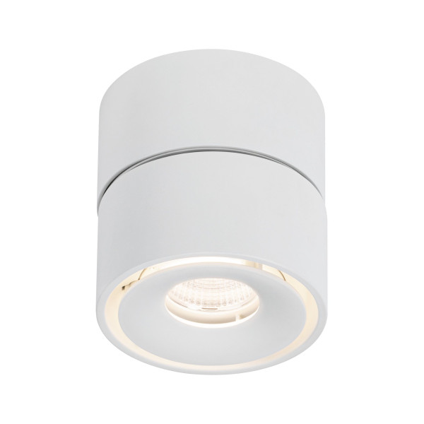 Kit luminaire en saillie paulmann spircle 36° 3000k 230/40v blanc dépoli/alu - 93373