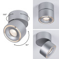 Kit luminaire en saillie paulmann spircle 36° 3000k 230/40v chrome dép/alu - 93375