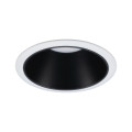 Encastré paulmann cole rond fixe max. 1x10w gu10 230v blanc/noir mat alu - 93394