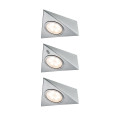 Éclairage en saillie des meubles LED avec détecteur de proximité Paulmann - Kit de 3 - Module LED inclus 3 x 2,8 W