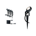 Spot extérieur plug&shine sting kit compl, ip67 3000k 3x6w 24v gradable