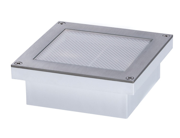 Encastré de sol extérieur solar aron ip67 3000k détecteur de mouv métal 5/40lm 10*10cm