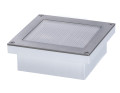 Encastré de sol extérieur solar aron ip67 3000k détecteur de mouv métal 5/40lm 10*10cm