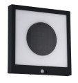 Panneau solaire extérieur taija ip44 3000k 100lm détect mouvement anthracite