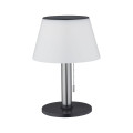 Lampe à poser solaire ext. lillesol ip44 3000k 100lm 3-niv grad inox