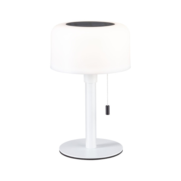 Extérieur solaire lampe à poser bartja 1,6w uscb-c 160lm 2700k 3sd blanc ip44