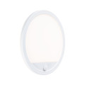 Paulmann outdoor 230v panneau lamina rond pir blanc ip44 15w 3000k - 94662