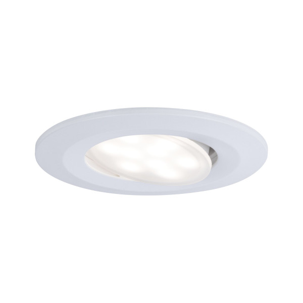 Encastré calla led orient 30° d.90mm x10 5,2w 500lm 2700k grad blc 230v bbc/ip65