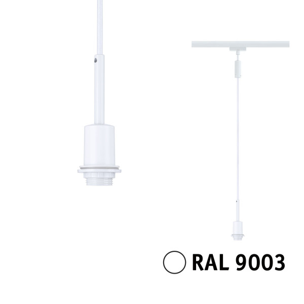 Urail decosystème suspension e14 max20w grad blanc signal 230v ral9003 ss amp