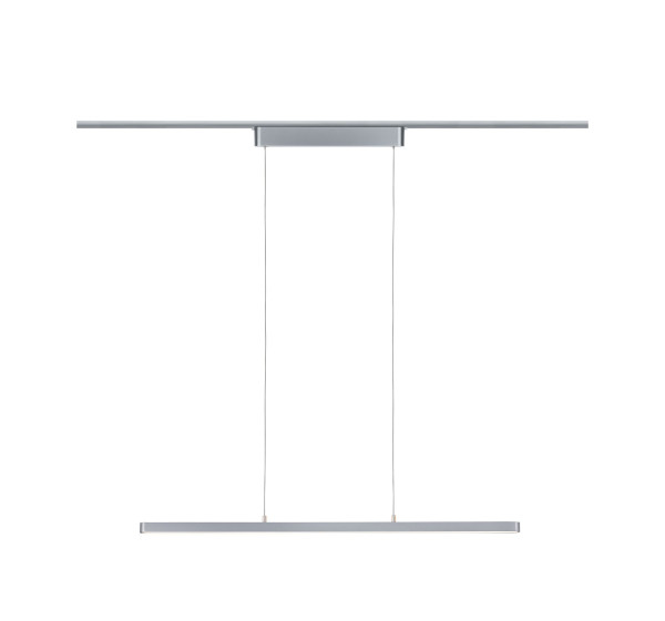 Suspension paulmann lento urail 1x42w chrome mat 230v métal gradable - 95375