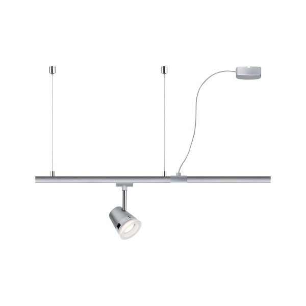 Alimentation suspendue paulmann urail chrome dép max. 1000w 2000 mm 230v métal - 95416