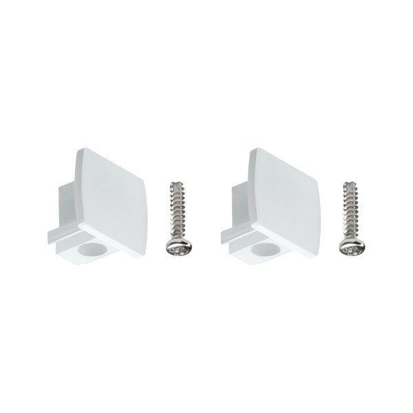 Embout de fermeture Paulmann URail pack de 2 Blanc