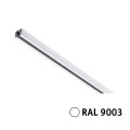 Urail rail 1m max1000w blanc signal ral 9003 métal 230v