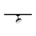 Spot urail circle 2stepwhite 5w noir dép 230v métal/plastique