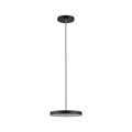 Suspension hildor 3stepdim led 20w 300mm noir 230v mét/plast