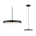 Suspension hildor 3stepdim led 20w 300mm noir 230v mét/plast