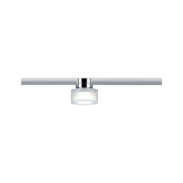 Urail ceiling topa 1x5,2w chrome /clair/satin 230v métal/acrylique