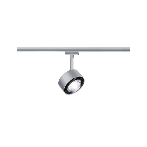 Spot paulmann urail aldan 9w 4000k chrome dép/ noir 230v métal/plastique gradable