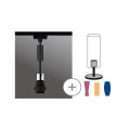 Suspension urail 2easy basic max, 20w e27 noir mat/chrome 230v métal/plastique