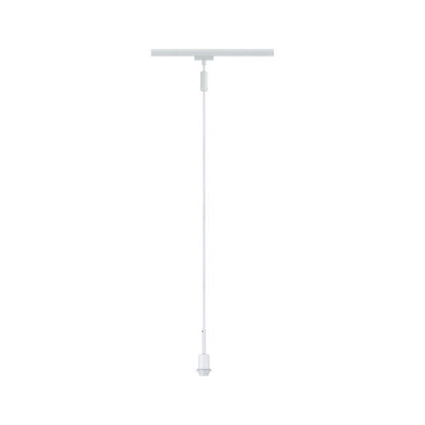 Suspension paulmann urail  decosystems max1x20w e14 blc 230v métal/plastique câble tissé