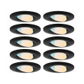 Encastré calla led orient. 30° d.90mm x10 5w 400lm whiteswitch nr 230v bbc/ip65