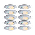 Encastré calla led orient. 30° d.90mm x10 5w 400lm whiteswitch chr 230v bbc/ip65