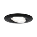 Kit encastré paulmann calla ip65 rond orientables led 3x680lm 4000k 6w 230v noir mat